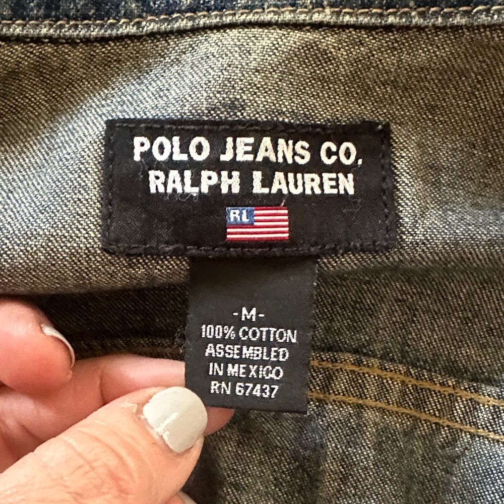 Polo Ralph Lauren Dark Blue Jean Jacket - Picture 2 of 3